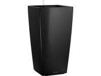 Lechuza Cubico Premium oszlopkaspó 22 cm x 22 cm fekete magasfényű Lechuza Cubico Premium oszlopkaspó 22 cm x 22 cm fekete magasfényű