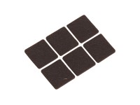 Filcalátét öntapadós 32 mm x 32 mm 6 darab barna