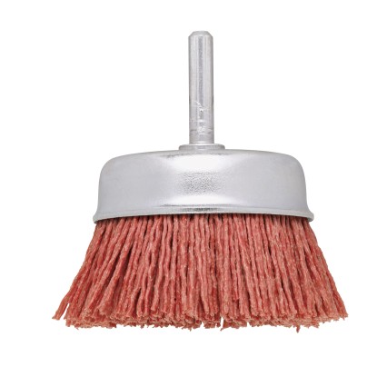 LUX-TOOLS durva, nylon komfort fazékkefe fúróhoz/csavarozóhoz átmérő 75 mm