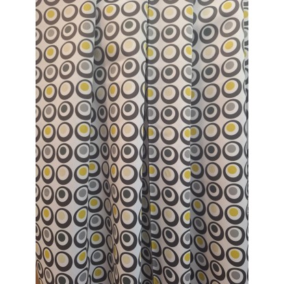 Dim out sárga mintás MARION 140 cm széles - méteráru