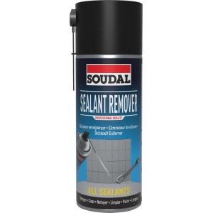 Soudal tömítőanyag eltávolító spray szilikon- és akrilmaradékok eltávolításához.