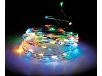 Dekor LED drótfényfüzér 5 m RGB több funkciós elemes Dekor LED drótfényfüzér 5 m RGB több funkciós elemes