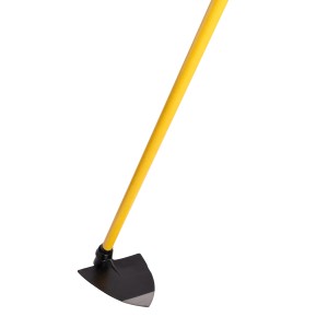 Kapa sárga nyéllel kertészkedéshez.