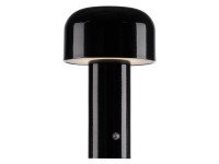 Just Light akkumulátoros LED-es asztali lámpa Agnes fekete 21,6 cm x 12,9 cm