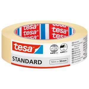 Tesa Economy festőszalag, 50 m x 30 mm-es tekercs a tiszta festési élekhez.