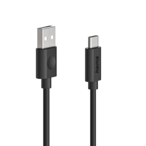 Hama adatkábel USB 2.0 USB-A/TYPE-C  60W 1,2M fekete