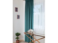 Oscar készfüggöny türkíz dekor 140 cm x 250 cm Oscar készfüggöny türkíz dekor 140 cm x 250 cm