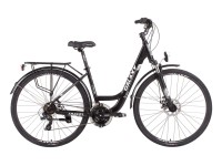 GALAXY TL620 női kerékpár fekete-fehér