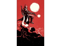 Komar nemszőtt fotótapéta Star Wars Boba Fett The Bounty Hunter piros