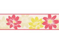 A.S. Creation Primavera bordűr Virágok zöld-magenta FSC® A.S. Creation Primavera bordűr Virágok zöld-magenta FSC®