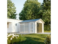 Timbela garázs Premium M990B 378 cm x 412 cm x 269 cm natúr Timbela garázs Premium M990B 378 cm x 412 cm x 269 cm natúr