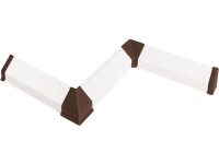 Kaindl tartozékkészlet csokoládébarna falzáró léchez Kaindl tartozékkészlet csokoládébarna falzáró léchez