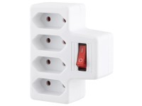 Euro 4-es elosztó Fehér be-/kikapcsolóval Euro 4-es elosztó Fehér be-/kikapcsolóval