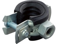 Zajszigetelő csőbilincs 12 mm - 14 mm horganyzott acél 10 db Zajszigetelő csőbilincs 12 mm - 14 mm horganyzott acél 10 db