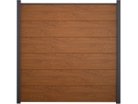 GroJa BasicLine kerítéselem-készlet 180 cm x 180 cm aranytölgy
