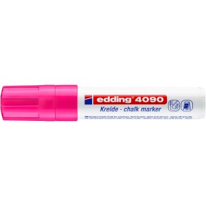 Rózsaszín edding 4090 kréta marker ablakokra és táblákra.