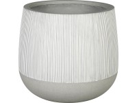 Ficonstone virágkaspó átmérő 39 cm x 35 cm kerek fehér