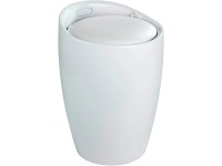 Wenko Candy fürdőszobai szék kivehető szennyestartóval műanyag 20 l fehér Wenko Candy fürdőszobai szék kivehető szennyestartóval műanyag 20 l fehér