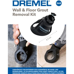 Dremel 568 fugázó eltávolító előtét miniatűr szerszámokhoz.