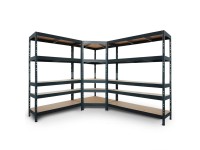 AR Shelving Rivet készlet 180 x 210 x 240 x 45 cm 5 HDF polccal antracit
