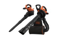 Black+Decker 3000 W elektromos avartakarító levélgyűjtő hátizsákkal