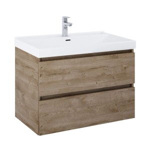 Roca Evelyne Basic 2Z mosdószekrény Canela tölgy 53 cm x 80 cm x 45,6 cm