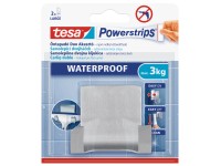 tesa Powerstrips nyom nélkül eltávolítható vízálló akasztó metál 1db 2 ragasztó tesa Powerstrips nyom nélkül eltávolítható vízálló akasztó metál 1db 2 ragasztó