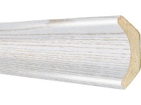 Homorú szegélyléc 22 mm x 22 mm x 2600 mm fehér kőris fóliázott Homorú szegélyléc 22 mm x 22 mm x 2600 mm fehér kőris fóliázott