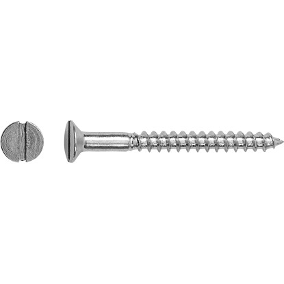 Süllyesztettfejű facsavar egyhornyú fejjel 4 mm x 16 mm 20 darab