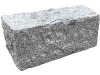 Gránit falazóblokk hasított 14 cm x 16 cm x 35 cm szürke