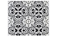 Mozaik üveg Retro fekete fehér 30 cm x 30 cm Mozaik üveg Retro fekete fehér 30 cm x 30 cm