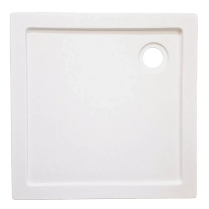 Venus 90 szögletes akril zuhanytálca kőhatású felülettel fehér 90 x 90 x 4 cm