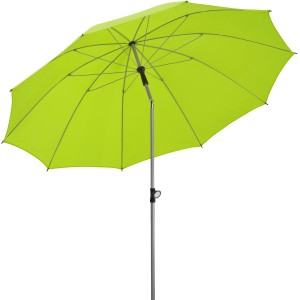 Alma zöld Schneider napernyő, Ø 220 cm, dönthető funkcióval a rugalmas napvédelemért.