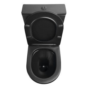 Monoblokkos WC szett fekete Sapho Paco PC1012WRB