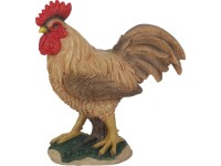 Dekorfigura kakas 19 cm x 8 cm x 21 cm barna