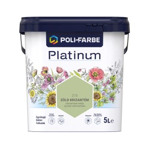 Poli-Farbe Platinum beltéri falfesték diszperziós Zöld krizantém matt 5 l