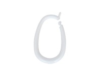 Zuhanyfüggöny karika fehér  