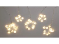 Fényfüggöny csillag 1,7 m átlátszó Fényfüggöny csillag 1,7 m átlátszó