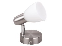 Rábalux Soma spotlámpa 11 cm szatin króm - fehér