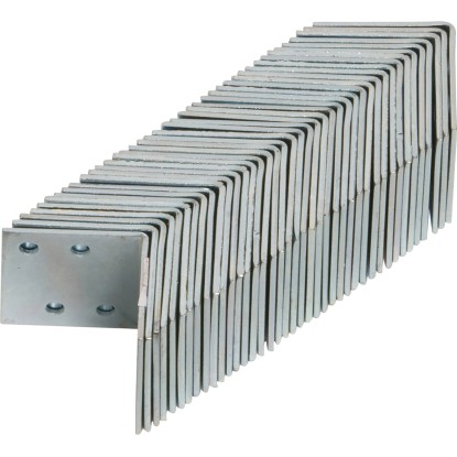 Sarokösszekötő lemez nemesacél 40 mm x 40 mm x 40 mm 40 darab