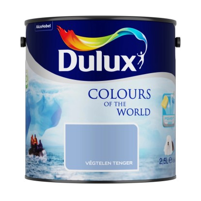 Dulux A Nagyvilág Színei beltéri falfesték Végtelen tenger matt 2,5 l