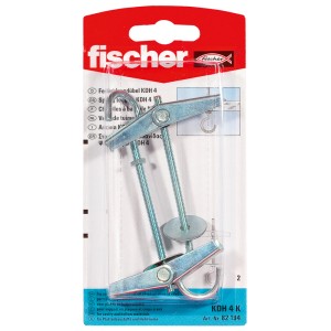 Fischer KDH 4 K billenőcsavar horoggal, üreges és lemezszerkezetekhez.