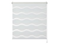 Schöner Wohnen Tilda hullámos dupla roló 45 cm x 150 cm fehér