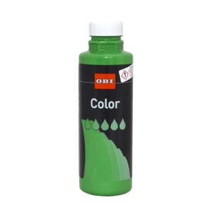 OBI Color színezőfesték, zöld árnyalat palackban.