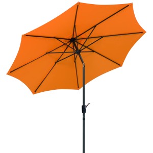 Schneider Harlem napernyő, Ø 270 cm, mandarin. Napernyő dönthető funkcióval.