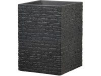 Scheurich Muretto High virágtartó 38 cm x 38 cm x 54 cm Stony Black Scheurich Muretto High virágtartó 38 cm x 38 cm x 54 cm Stony Black