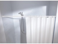 Kleine Wolke rugós zuhanyfüggönyrúd fehér 75 cm - 125 cm 25 mm átmérő Kleine Wolke rugós zuhanyfüggönyrúd fehér 75 cm - 125 cm 25 mm átmérő