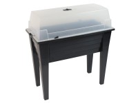 Magaságyás fedőburkolattal 83 cm x 40 cm x 80 cm antracit