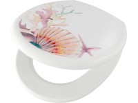 WC-ülőke műanyag Alpinfehér kagyló motívummal 36 cm x 44 cm WC-ülőke műanyag Alpinfehér kagyló motívummal 36 cm x 44 cm