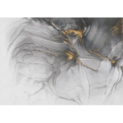Komar nemszőtt fotótapéta Ink Gold Flow 350 cm x 250 cm